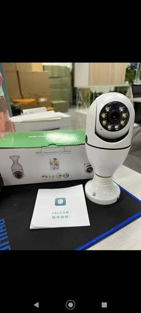 360 rotating camera bulb.