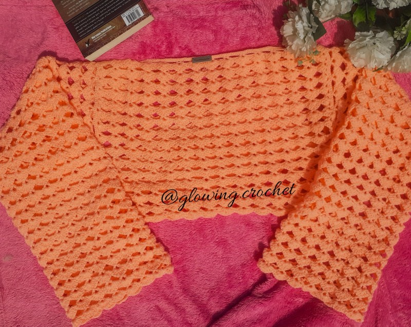 Buy THE OPEN SHELL FLARE TOP By Handmade by glory On Selar