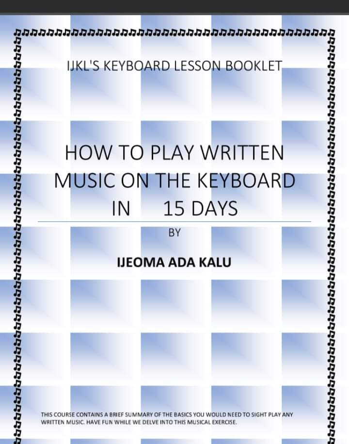 IJKL'S KEYBOARD LESSON BOOKLET