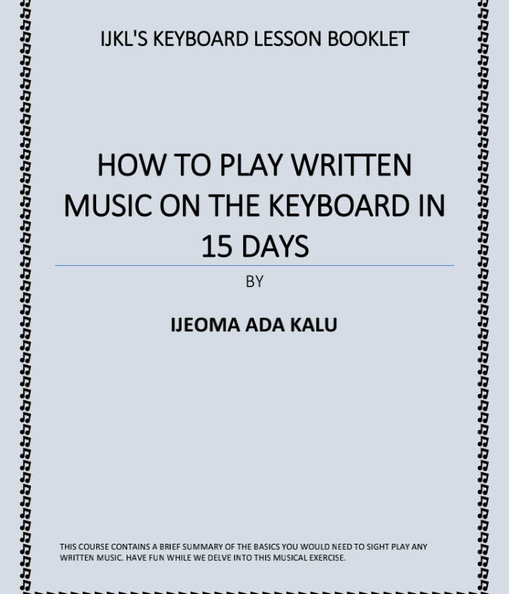 IJKL'S SIGHT READING COURSE