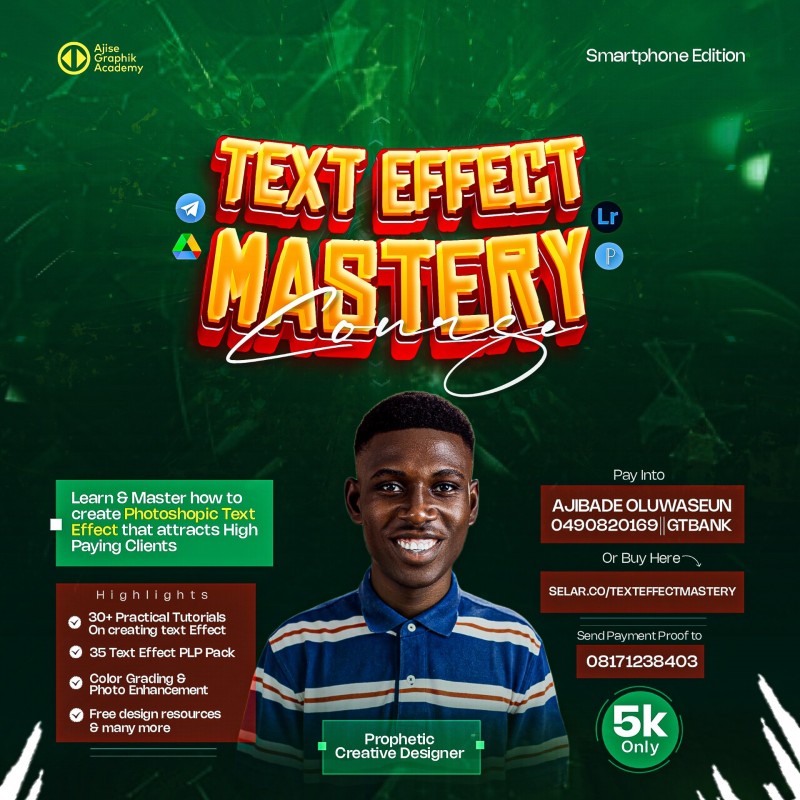 Text Effect Mastery Course