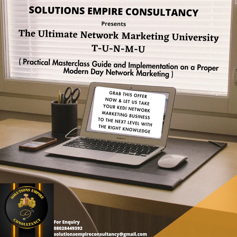 The Ultimate Network Marketing University. (T-U-N-M-U)