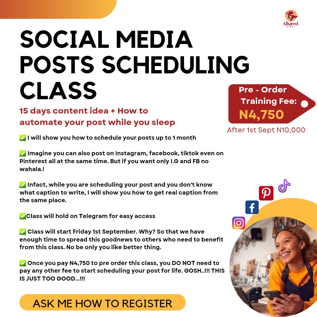 SCHEDULING SOCIAL MEDIA POSTS MADE EASY CLASS
