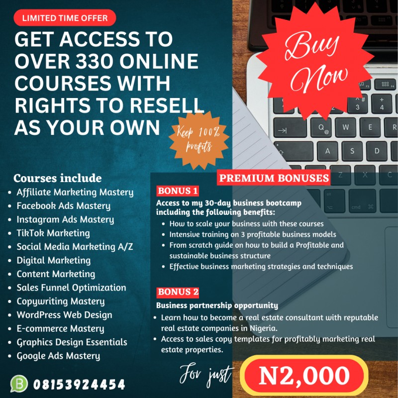 Buy Digital Course Bundle by Daniel Okon Nduoyo on Selar