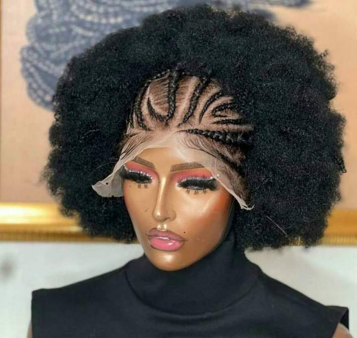 Afro frontal ghana weaving
