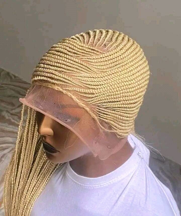 One sided ghana weaving wig