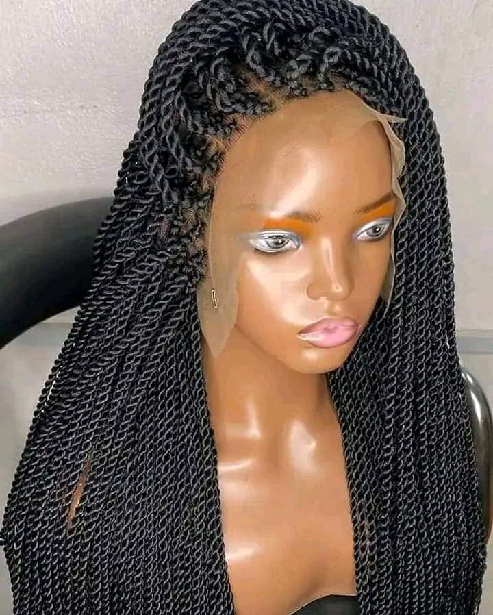 Twist Full lace braided wig