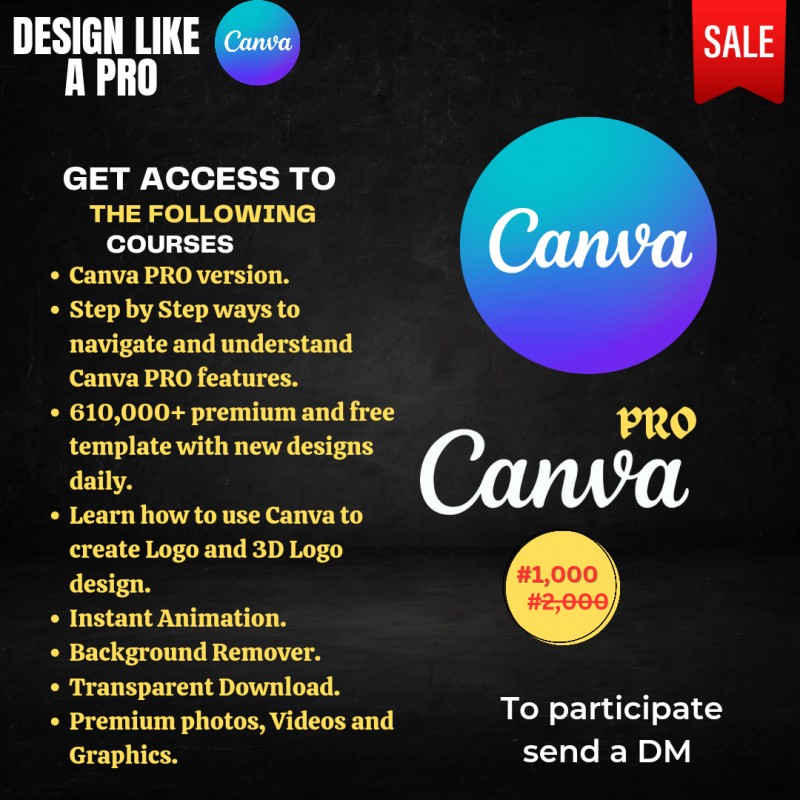 3D Logo design with Canva