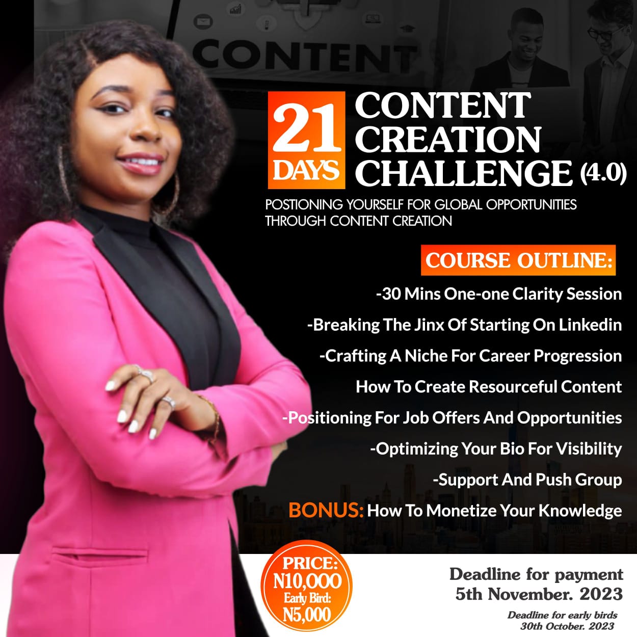 21 DAYS CONTENT CREATION CHALLENGE (4.0)