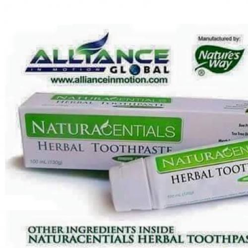 Alliance In Motion Global Naturacentials Herbal Toothpaste