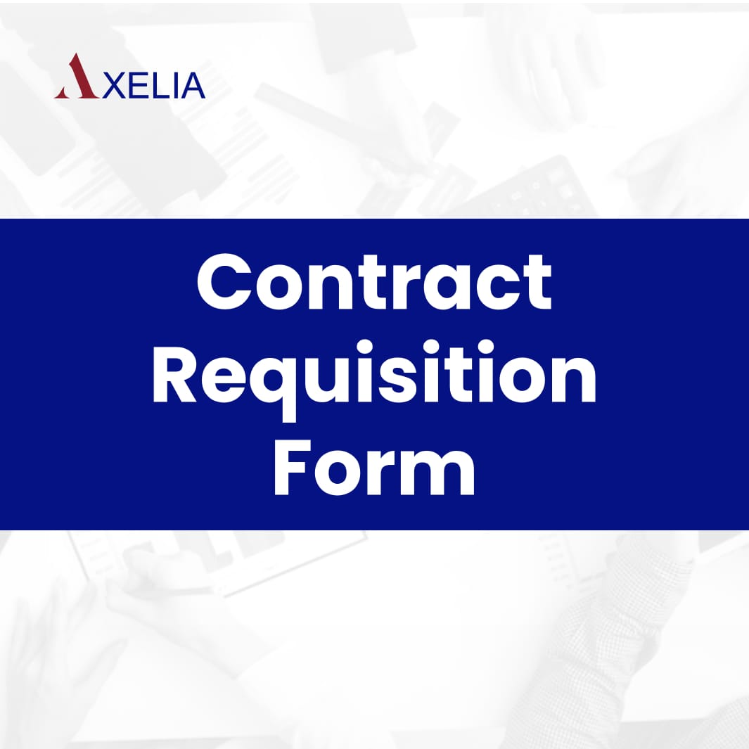 Template Contract Requisition Form