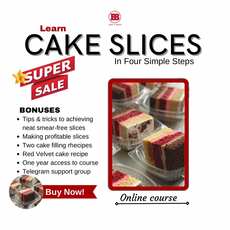 LEARN CAKE SLICES IN FOUR SIMPLE STEPS