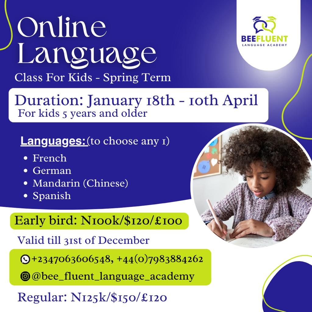 Online Summer Language Camp for Kids