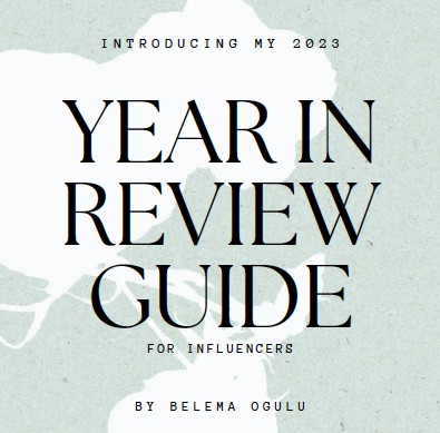 Year In Review Guide for Creatives