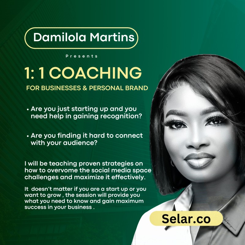 Buy Coaching service by Martins Damilola on Selar