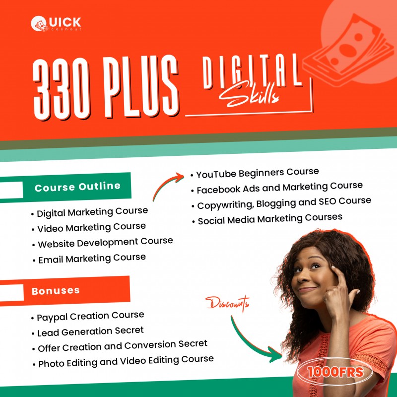 Buy 330 plus Digital Skills by Quick Cashout on Selar