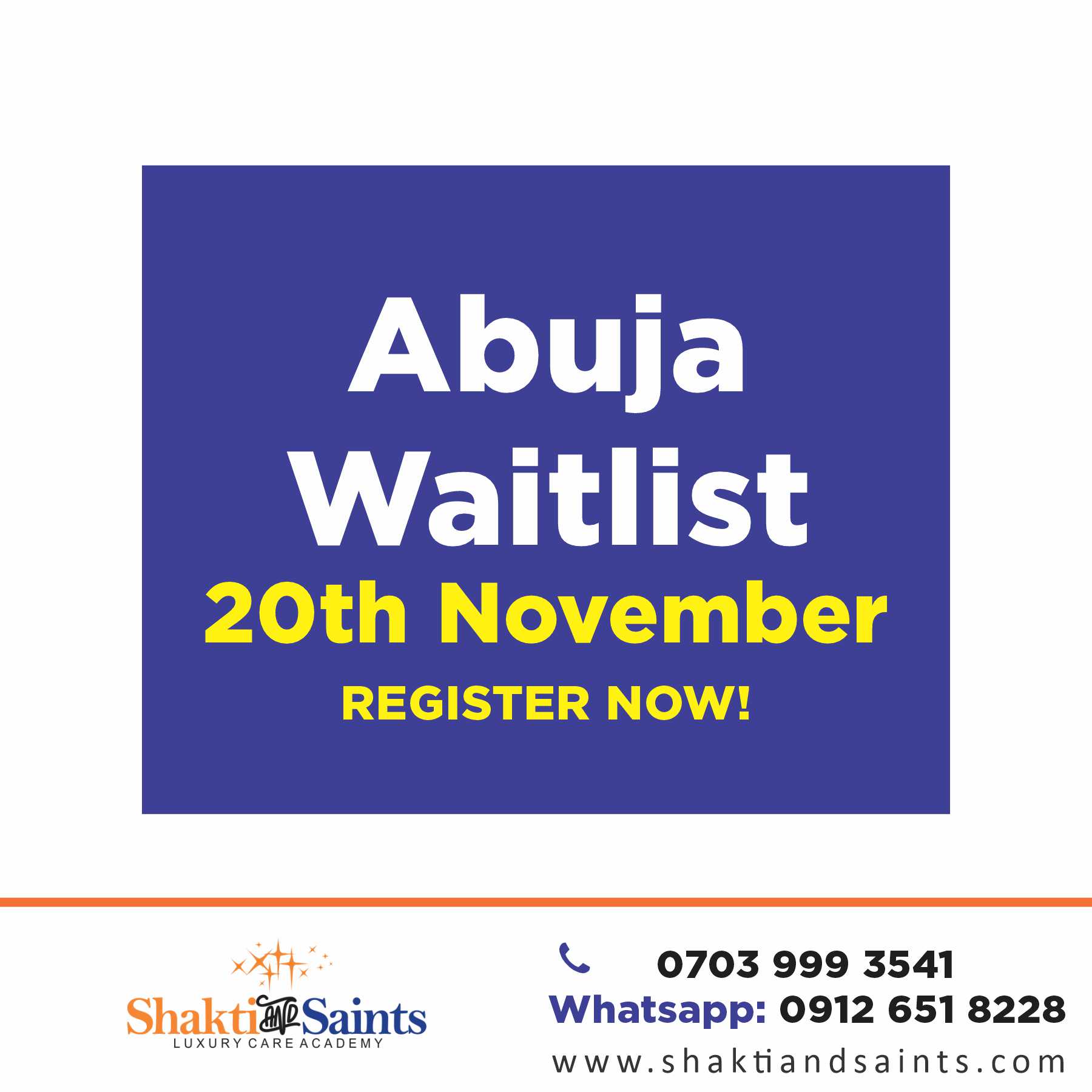 ABUJA WAITLIST