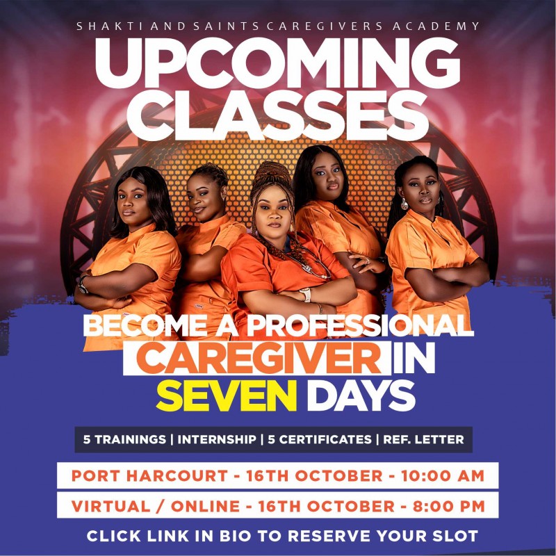 CARE GIVERS TRAINING FOR USA OR CANADA