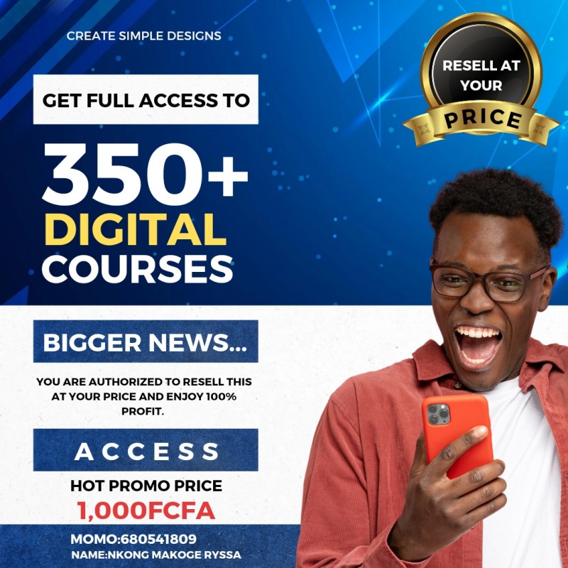 Buy 350+ Digital Courses by Nkong Makoge Ryssa Naah on Selar