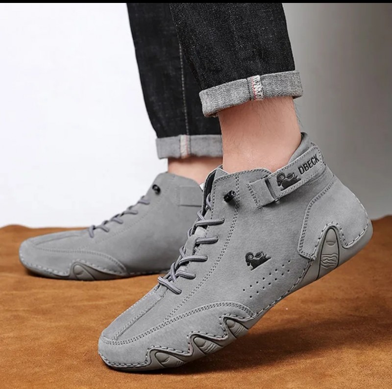 Leather Casual Sneakers for Men