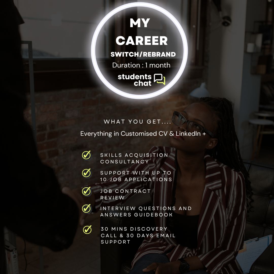 Buy CAREER SWITCH PACKAGE by Ada Nwokeji on Selar