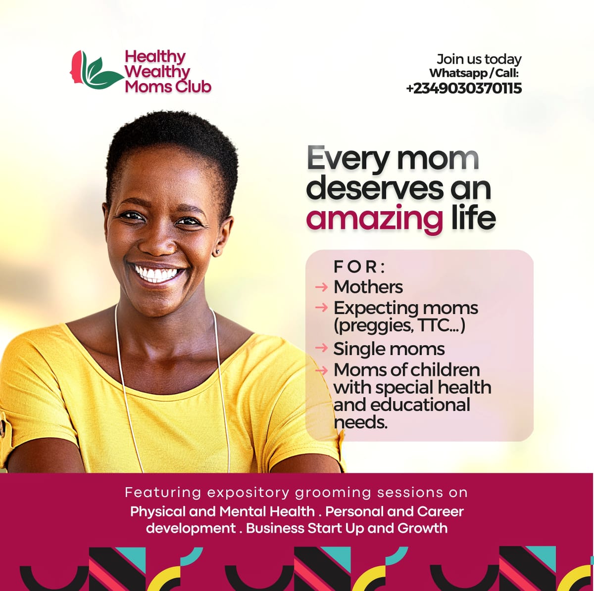 Healthy Wealthy Moms Club