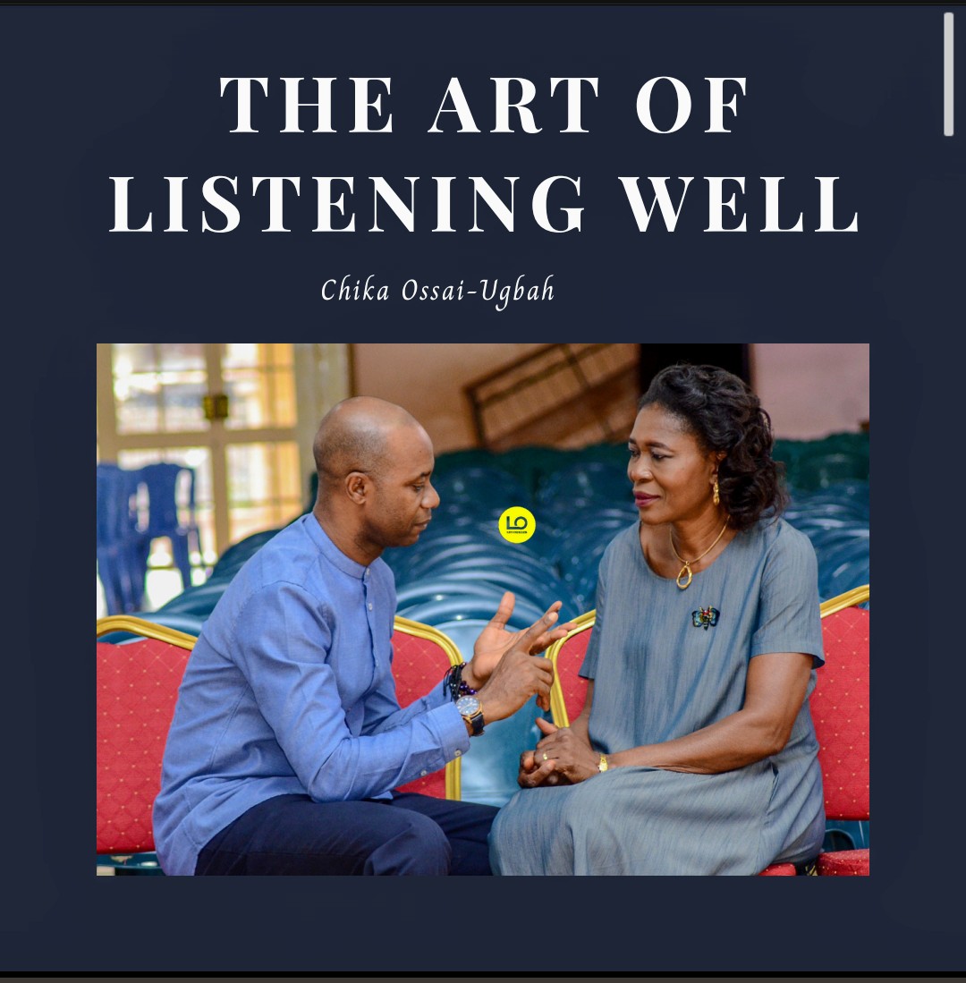 The Art of Listening Well