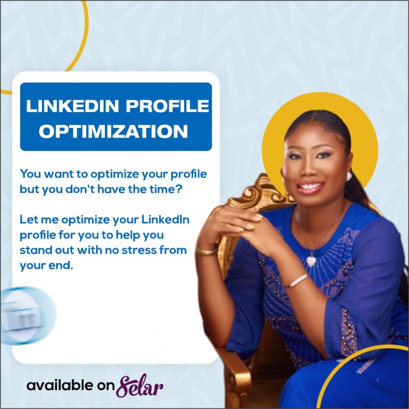 LINKEDIN PROFILE OPTIMIZATION (DO IT FOR ME)