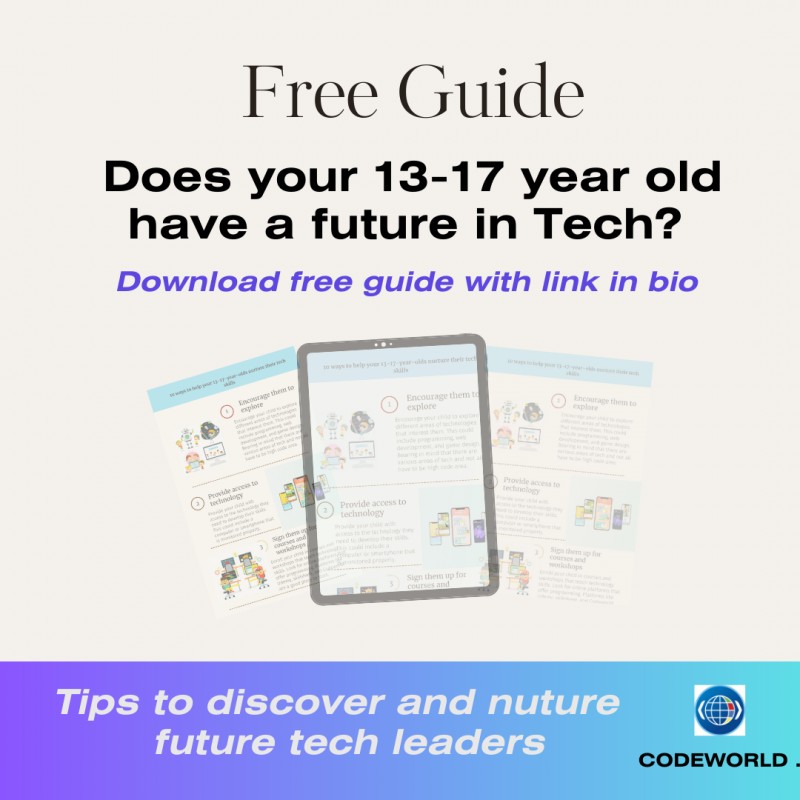 Does your 13-17 year old have a future in Tech?