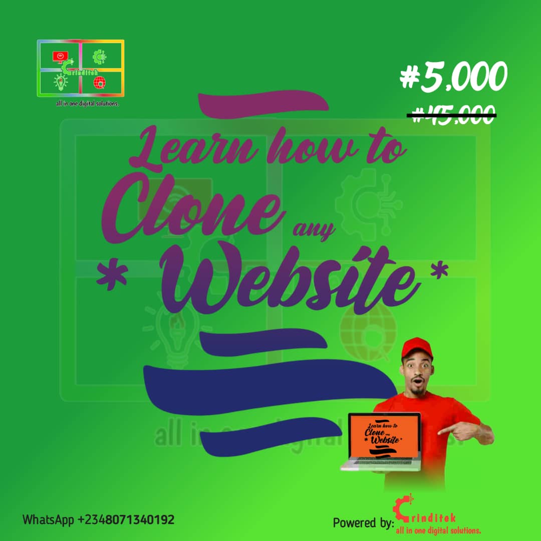 Learn How to CLONE a complete Website