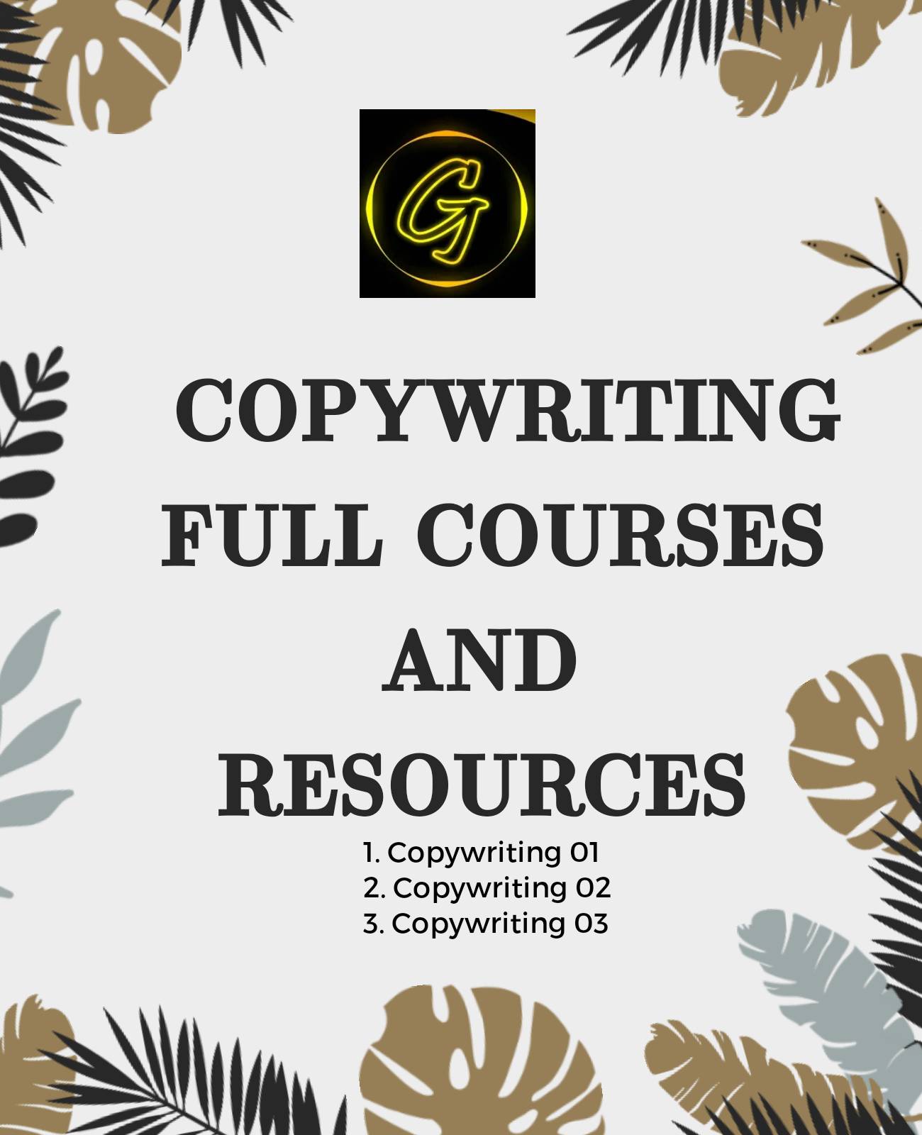 Copywriting Full course and resource