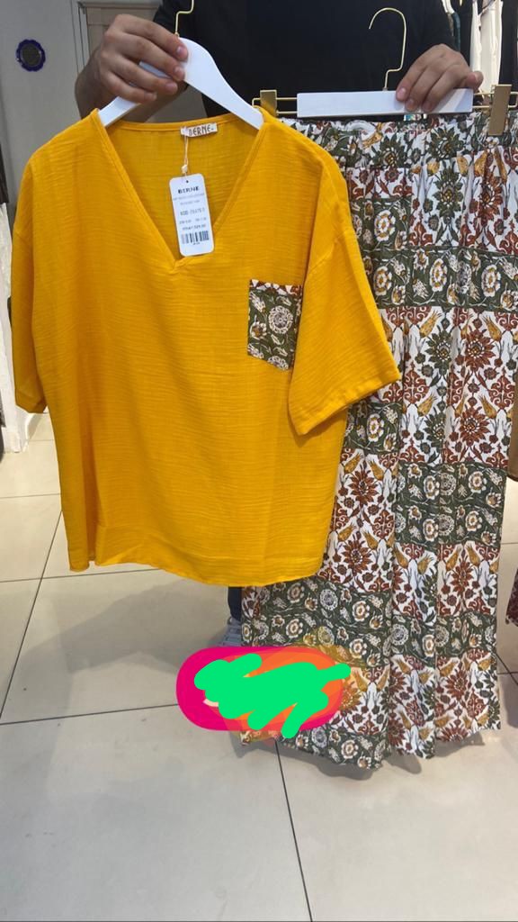 Yellow 2 pcs for ladies