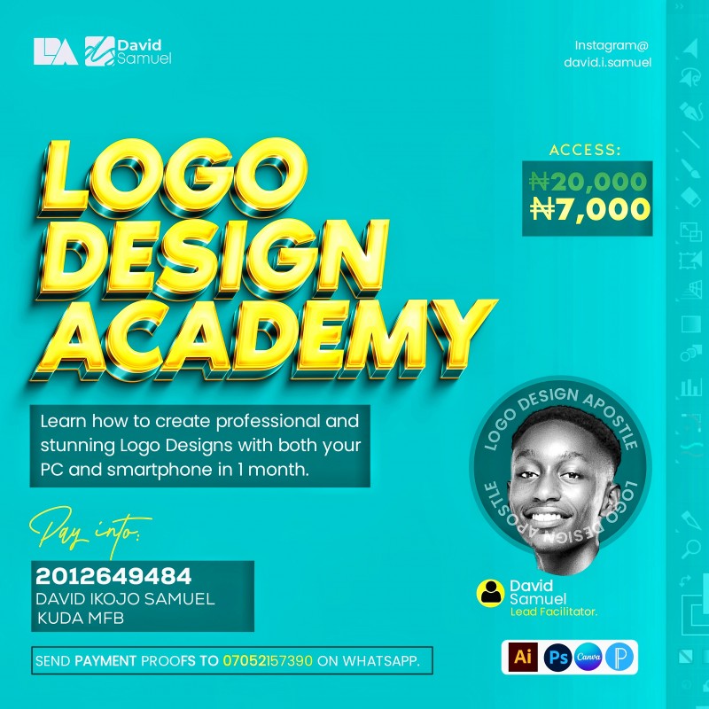Buy LOGO DESIGN ACADEMY By Samuel David On Selar co