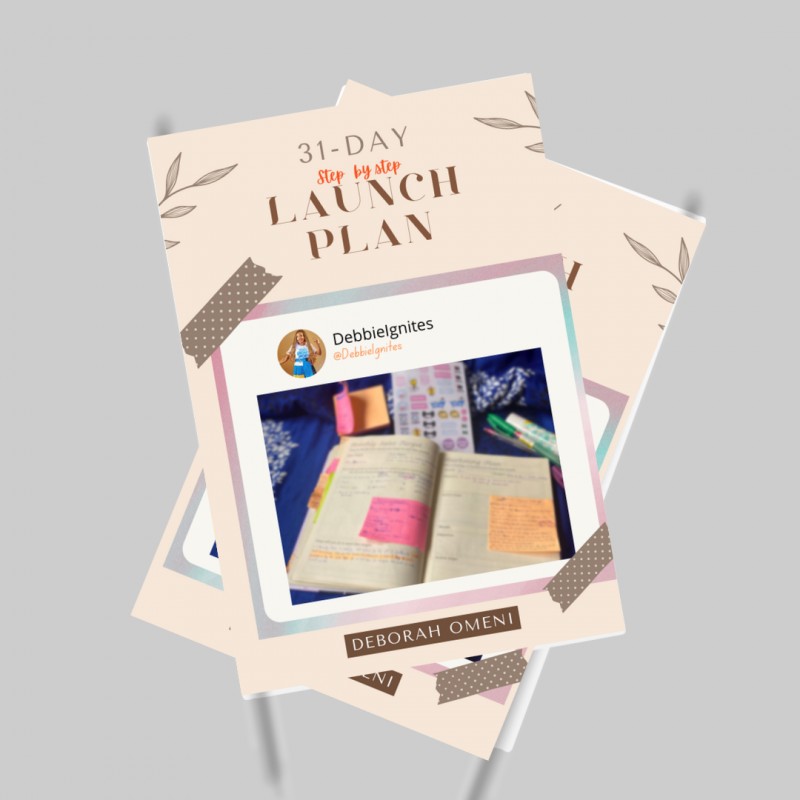 31-Day Step by Step marketing launchpad - Organic marketing made easy