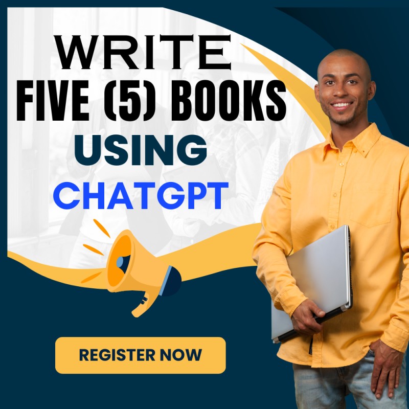 WRITE 5 BOOKS WITH CHATGPT!.. The Ultimate ChatGPT Masterclass