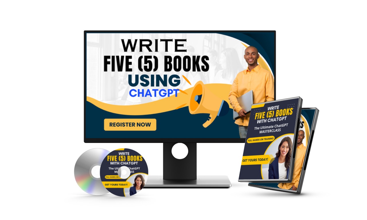 WRITE 5 BOOKS WITH CHATGPT!.. The Ultimate ChatGPT Masterclass