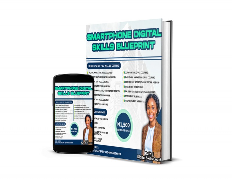 Buy SMARTPHONE DIGITAL SKILLS MONEY BLUE PRINT copy by Egware Ruth on Selar