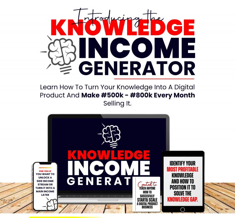 Knowledge Income Generator (K.I.N.G) System