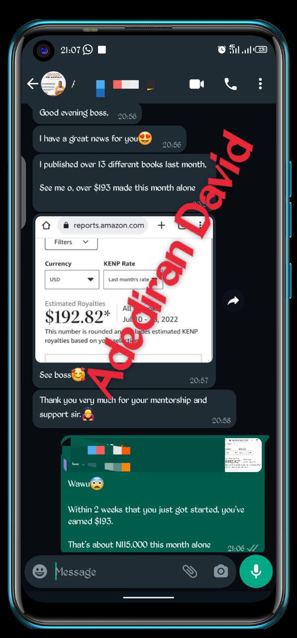 Amazon kdp income generator for laptop and smartphone