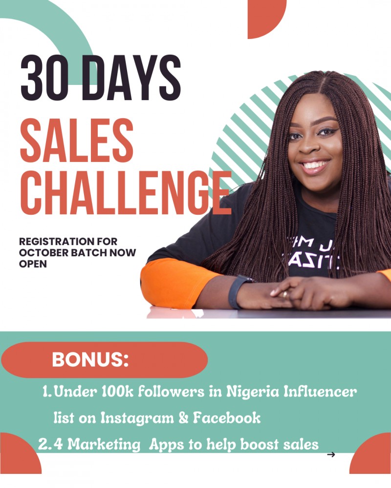 THE 30 DAYS SALES CHALLENGE