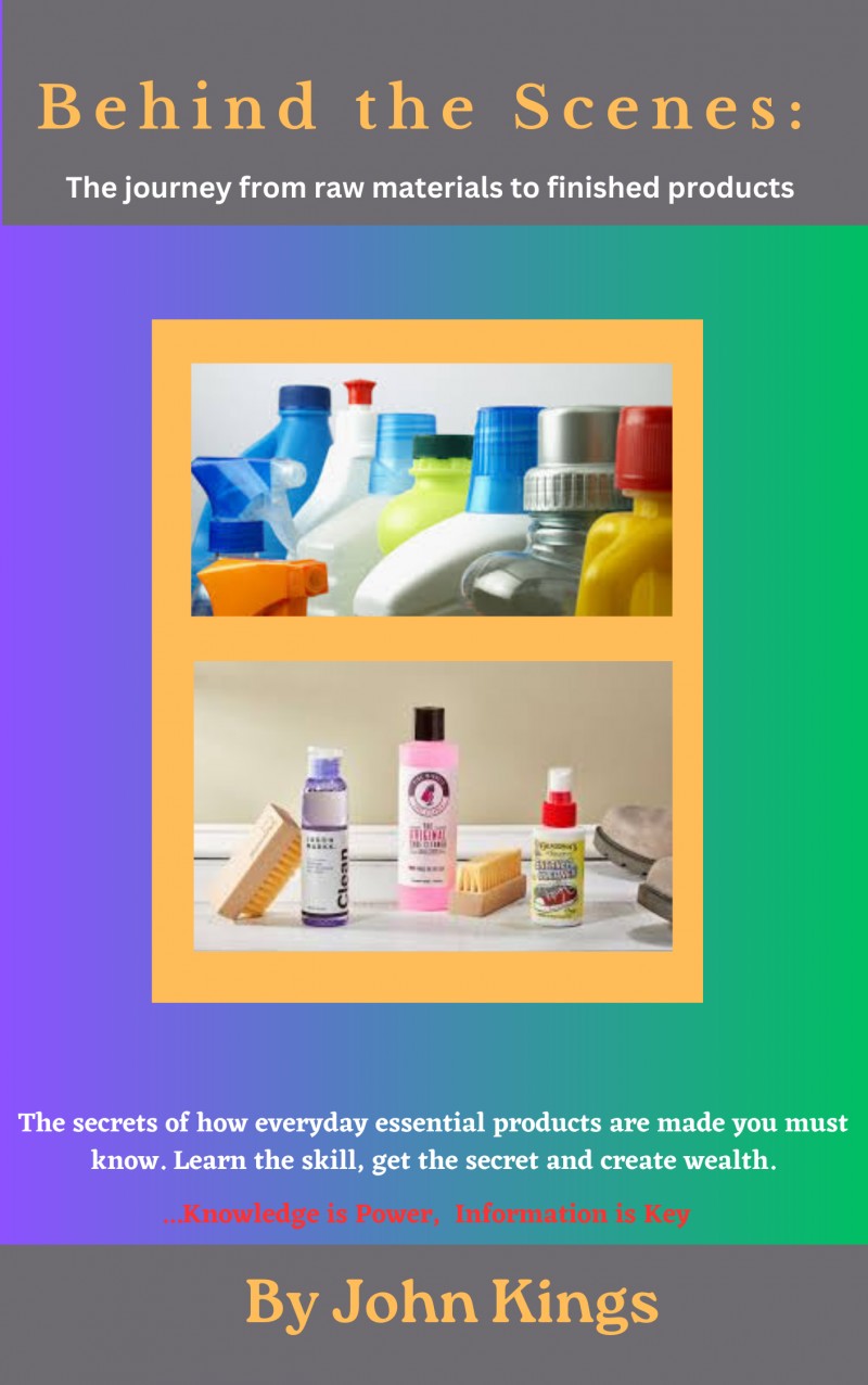 Behind The Scenes: The Journey from Raw Materials to Finished Products