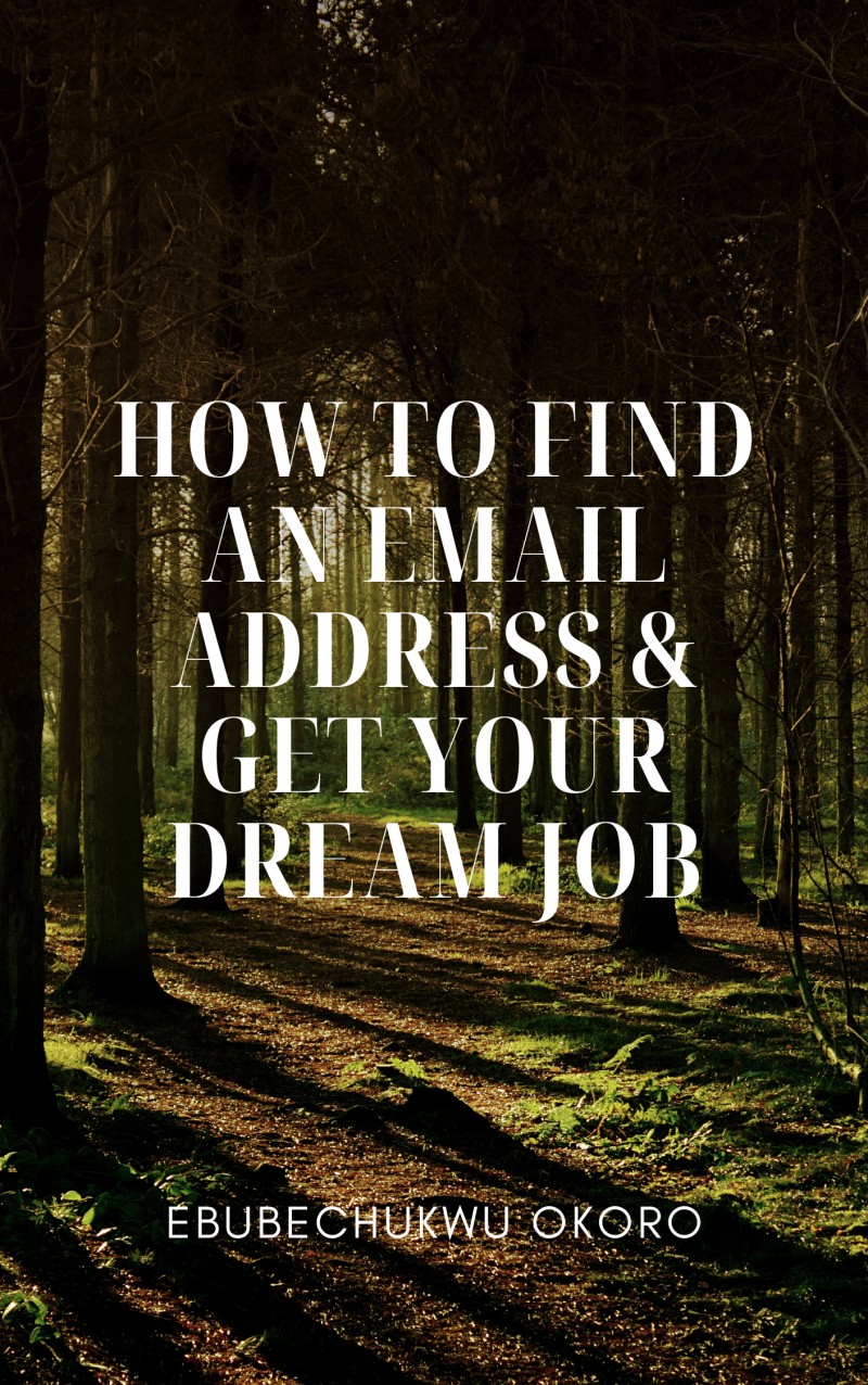 Buy How To Find An Email Address Get Your Dream Job By Ebubechukwu buy-how-to-find-an-email-address-get-your-dream-job-by-ebubechukwu