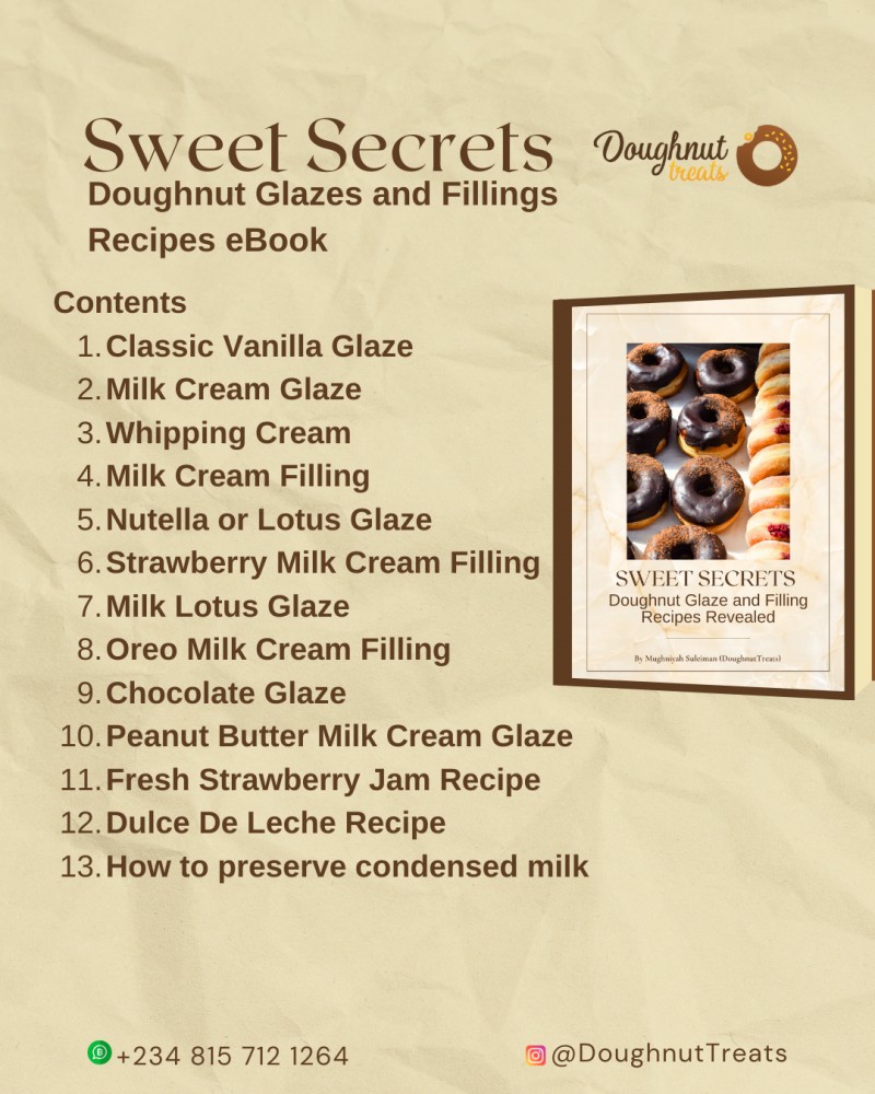 Sweet Secrets: Doughnut Glaze and Fillings Recipes Revealed