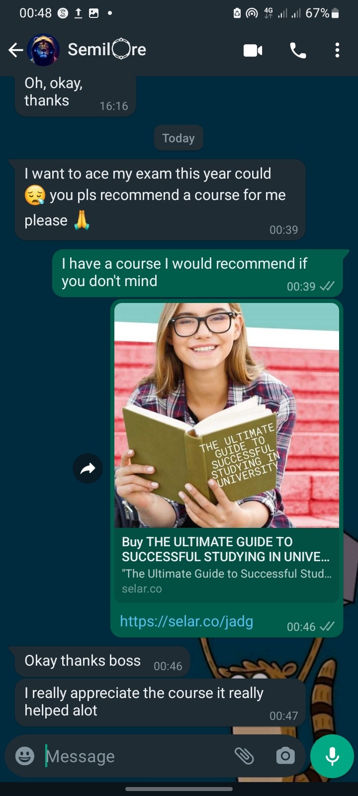 Customer review 1
