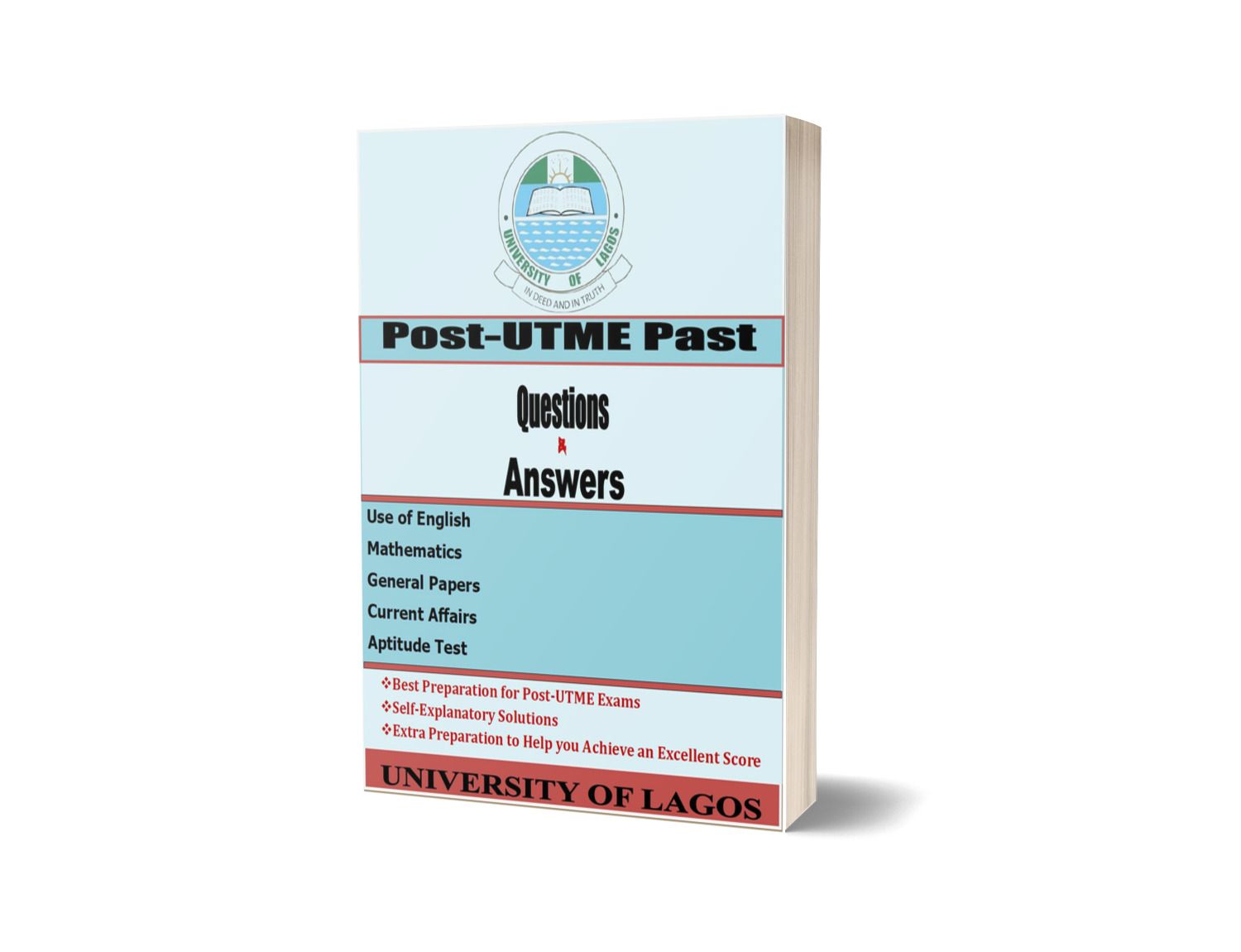 University of Lagos (UNILAG) Post-Utme Past Questions and Answers