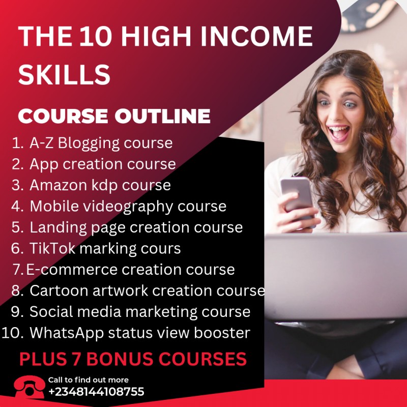 10 HIGH INCOME SKILL COURSES