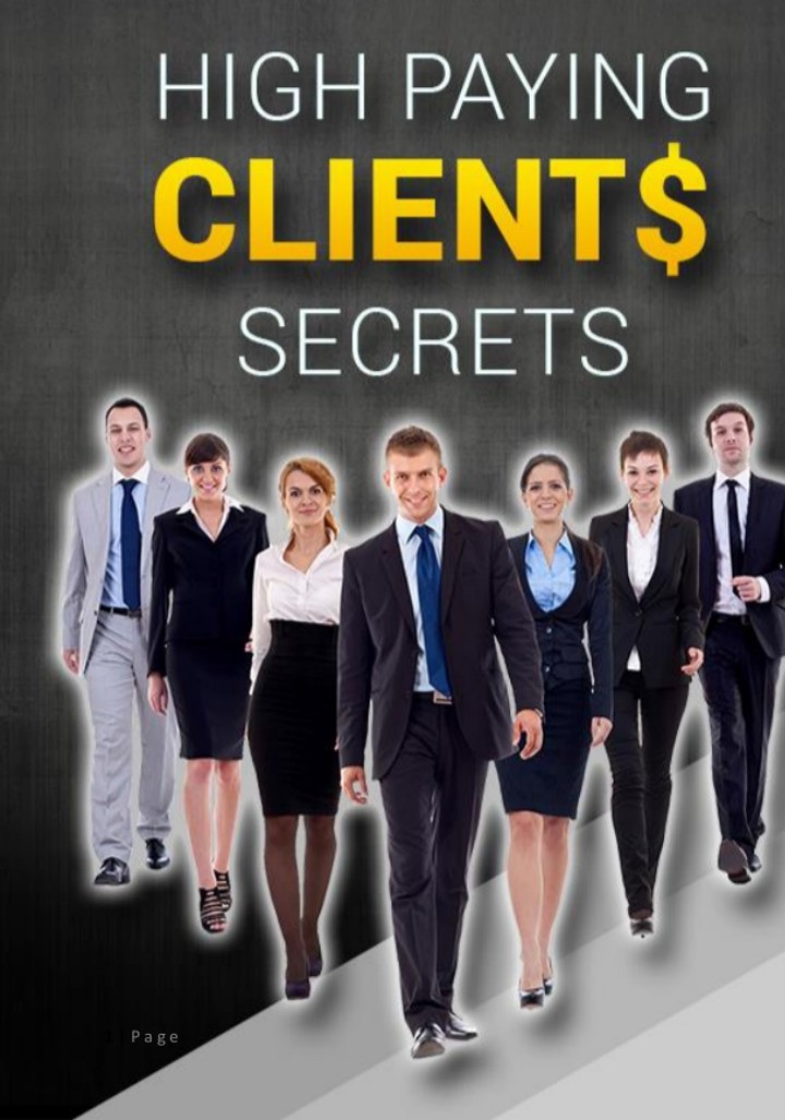 Buy HIGH TICKETS CLIENTS SECRETS by Evans Henyo on Selar