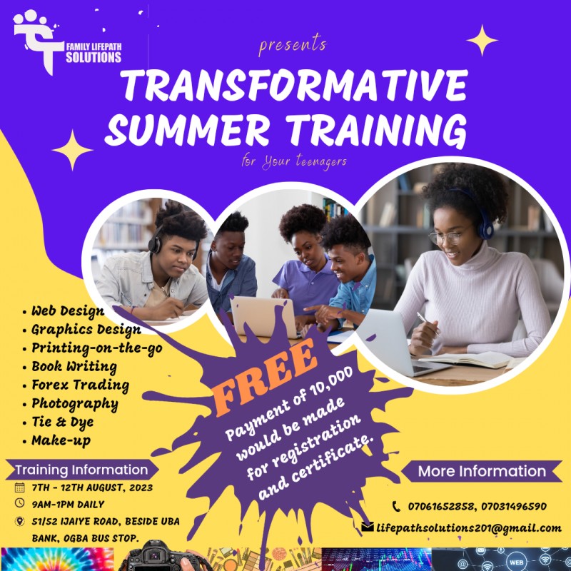 Transformative Summer Training