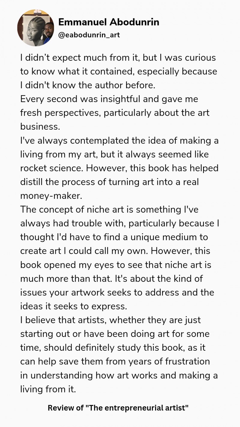 Customer review 1