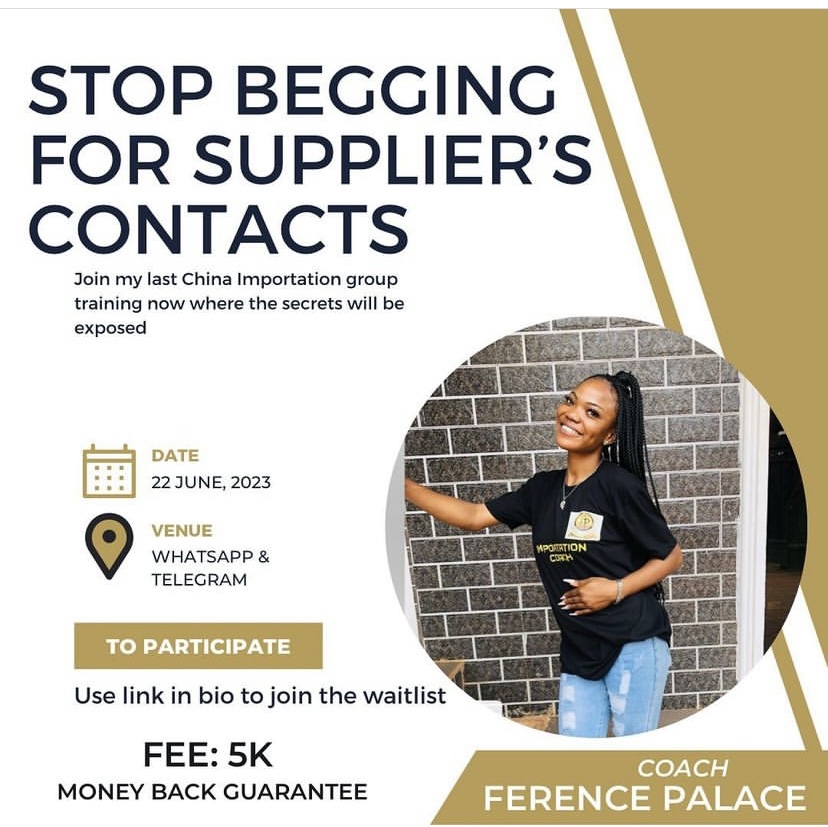 STOP BEGGING FOR SUPPLIERS CONTACTS
